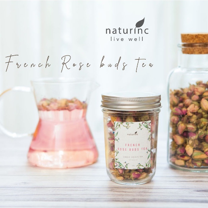 

NATURINC FRENCH ROSE BUDS TEA TEH BUNGA MAWAR