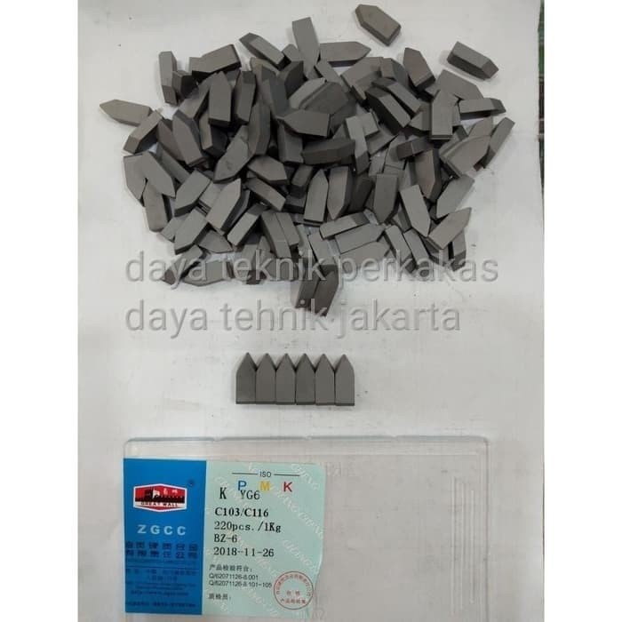 widia YG6 C103/C116 - betel widia -betel bubut widia - tip widia yg6 promo