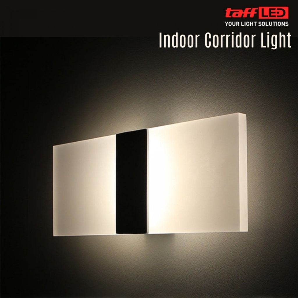TaffLED lampu dinding tempel led minimalis kamar koridor 6w warm white