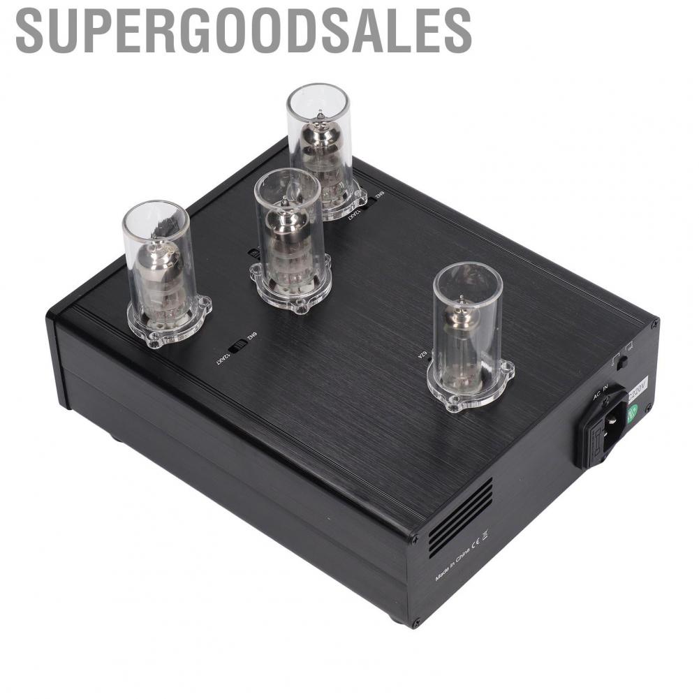 Supergoodsales Phono Preamplifier  Low Background Noise Vacuum Tube Elegant Appearance HIFI Portable for Record