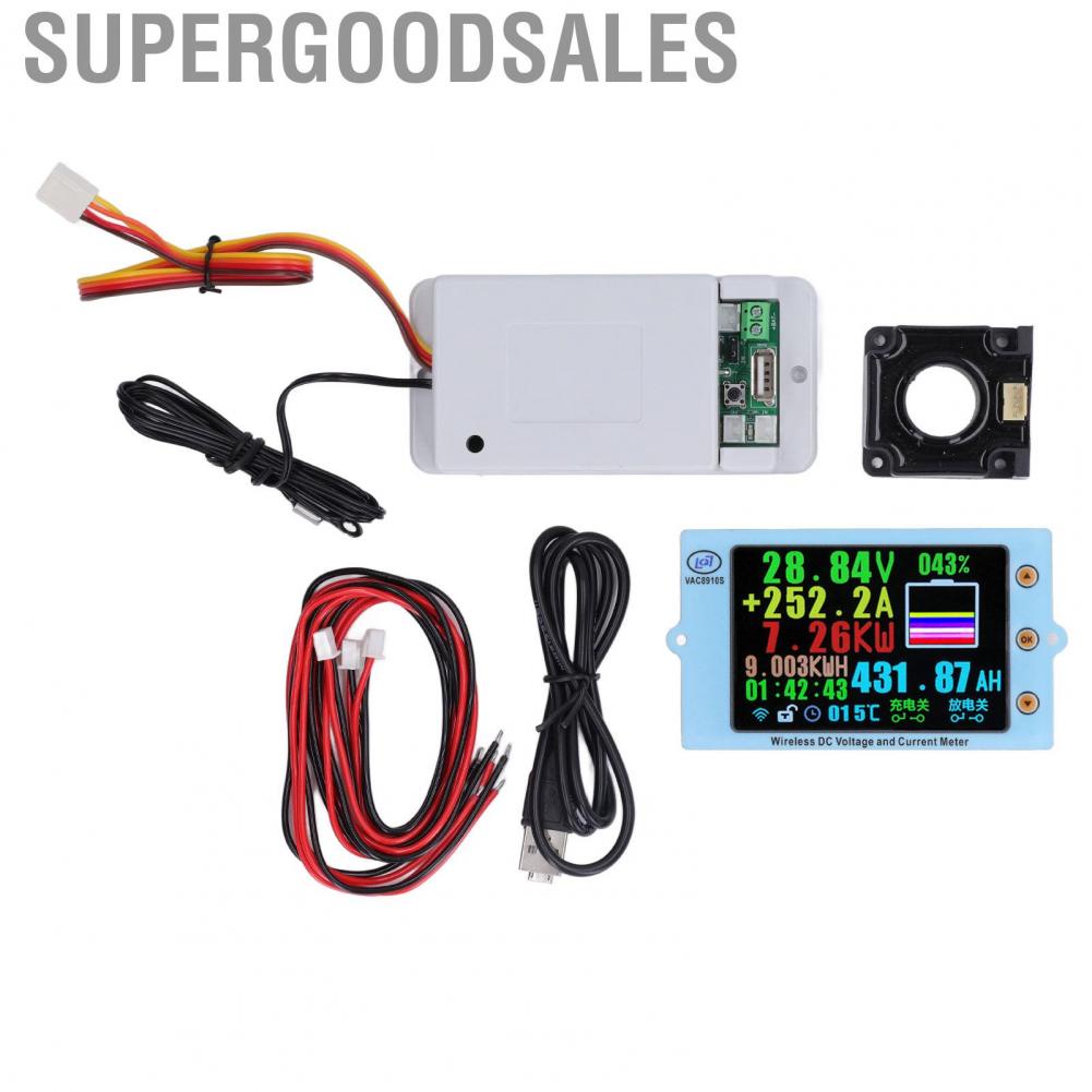 Supergoodsales Digital Voltmeter Ammeter Volt Gauge With Color Screen