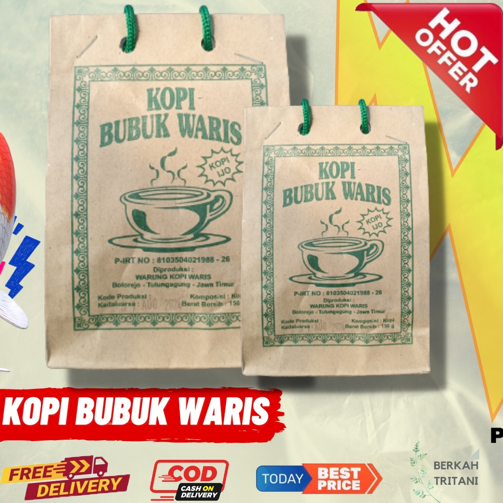 

KOPI CETHE KOPI IJO WARIS 150g KHAS TULUNGAGUNG