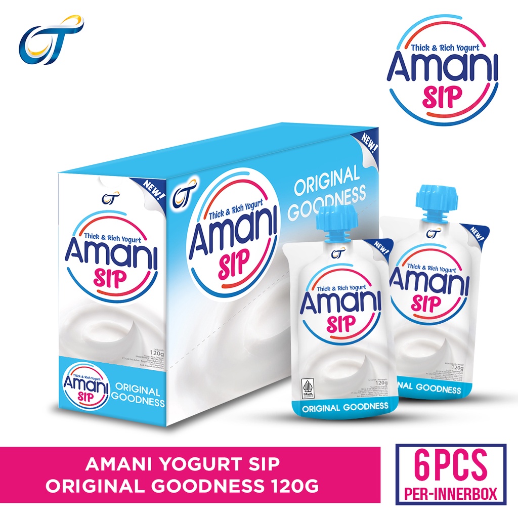 

Bundle - Amani Yogurt SIP Original Goodness (6 pouch)