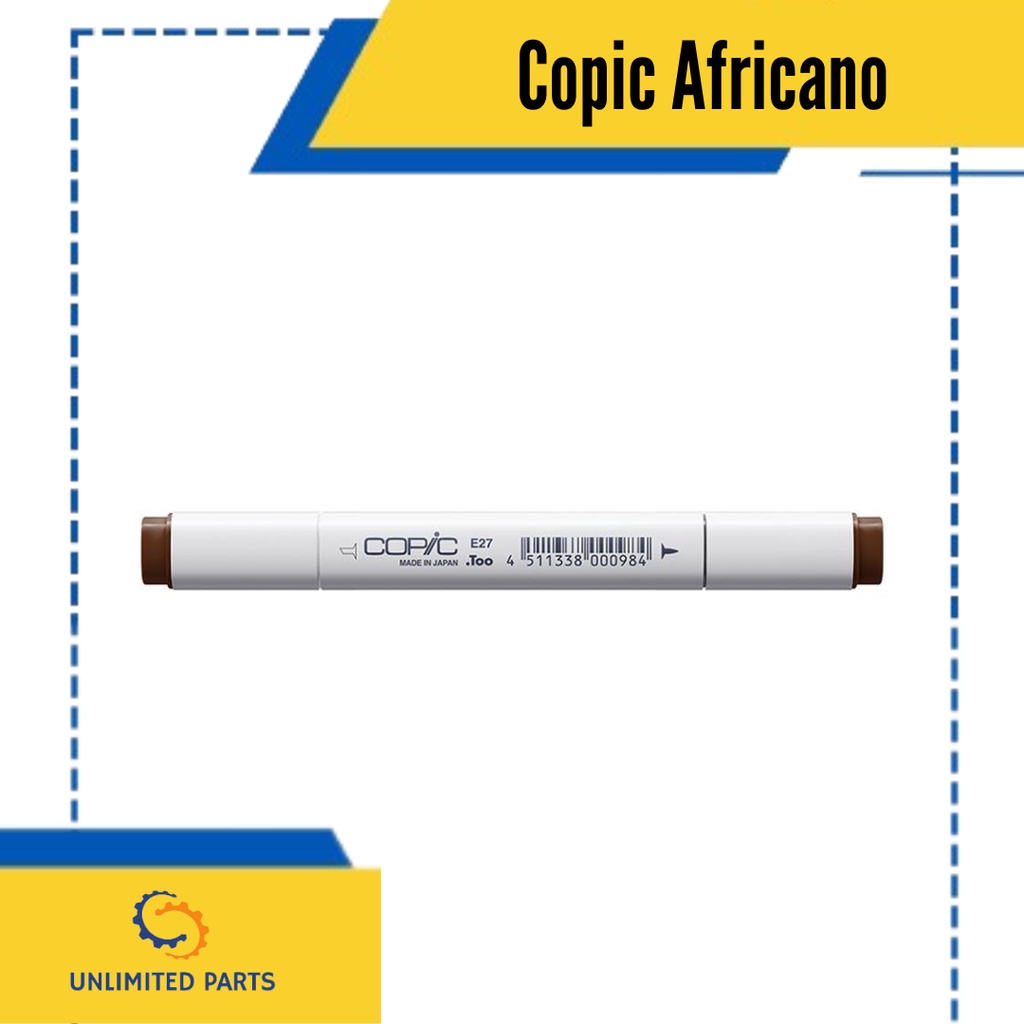 

Spidol Copic Classic Markers Individual Sketch Original Africano / Milk Chocolate E27