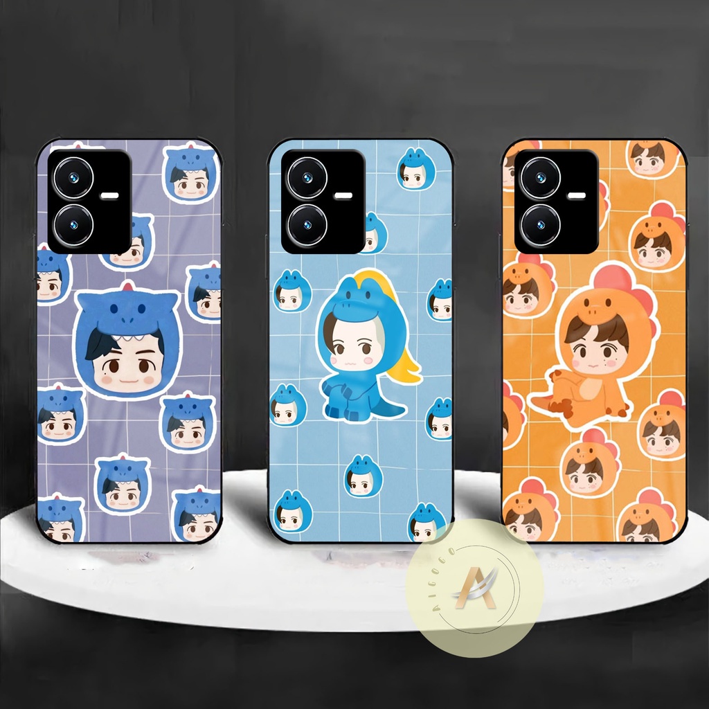Softcase Glass VIVO Y22 2022 - GK22 - Case HP VIVO Y22 2022 - Case VIVO Y22 2022 - Kesing HP VIVO Y2