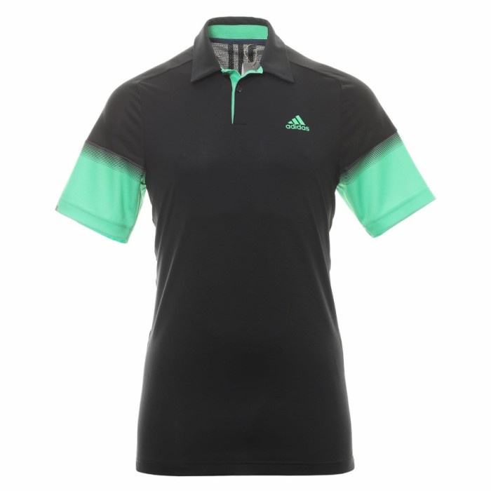 Polo Golf Adidas statement recycled content heat.rdy Men Original - Hitam, L