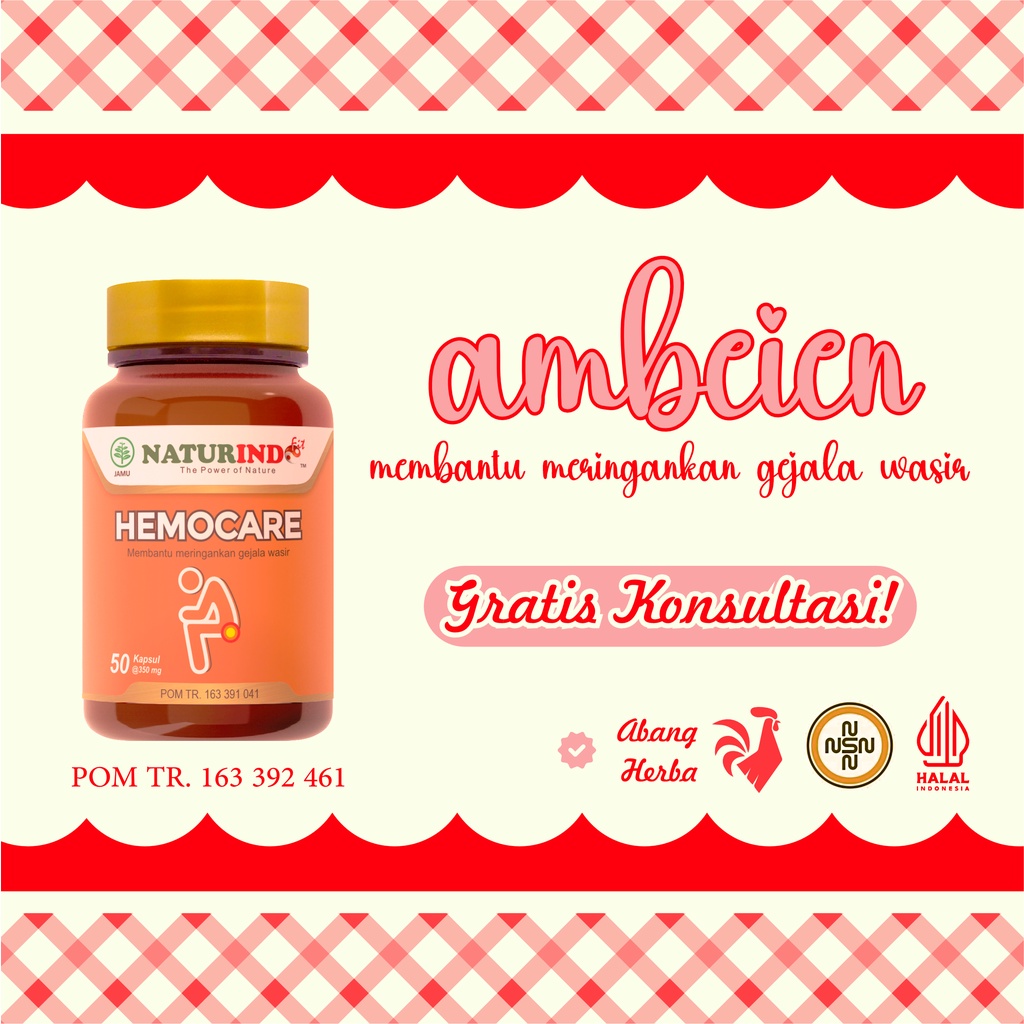 

Hemocare (Alami untuk Wasir)