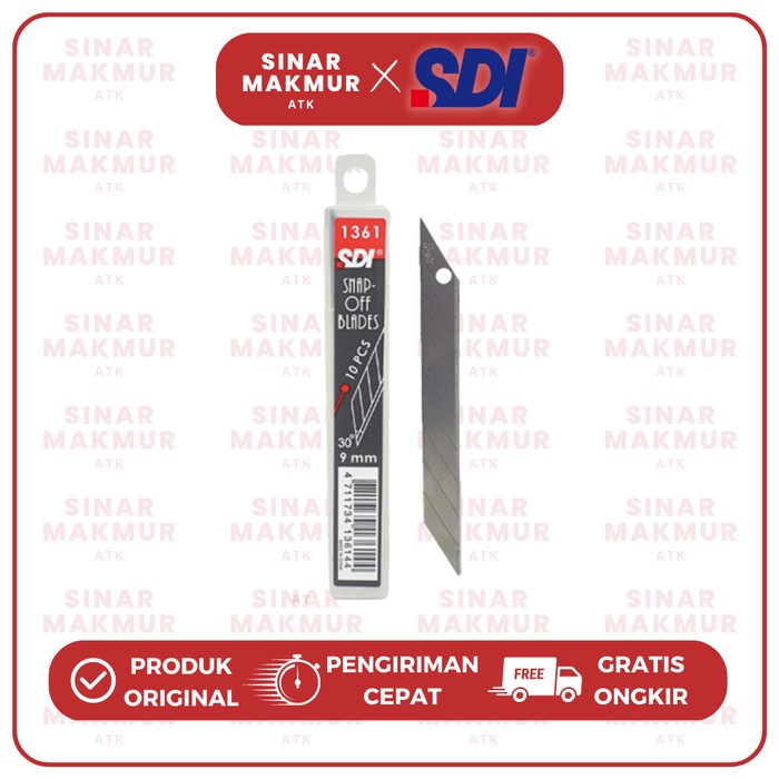 

Isi / Refill Cutter Blade 30 Derajat SDI 1361 (TUBE)