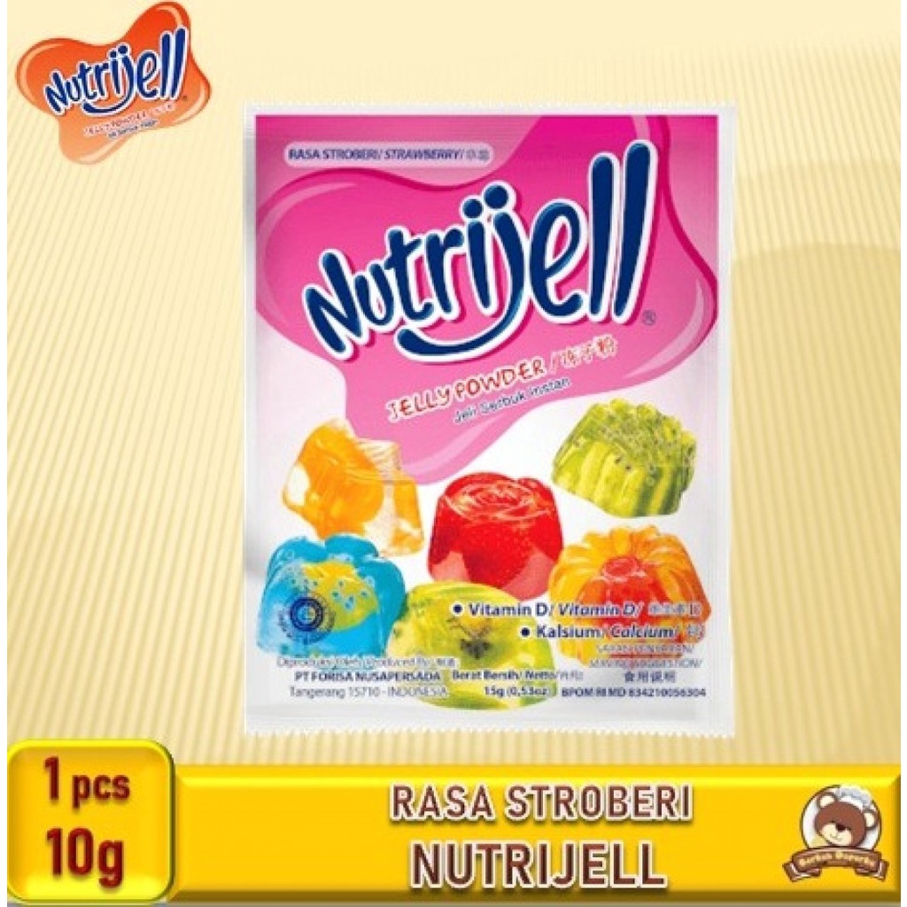 

Nutrijell Strawberry 10g - COD Distributor Bogor Murah