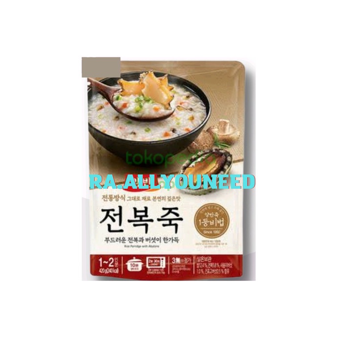 

Dongwon Jeonbokjuk ( Abalone Porridge ) 420 gr