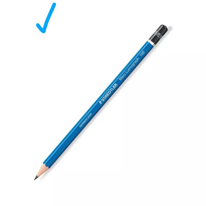 

pensil staedtler stedler mars lumograph - 1 pcs