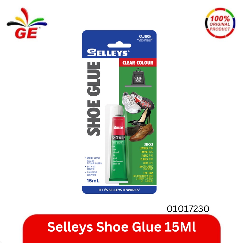 

Selleys Shoe Glue / Lem Sepatu 15ML - 01017230