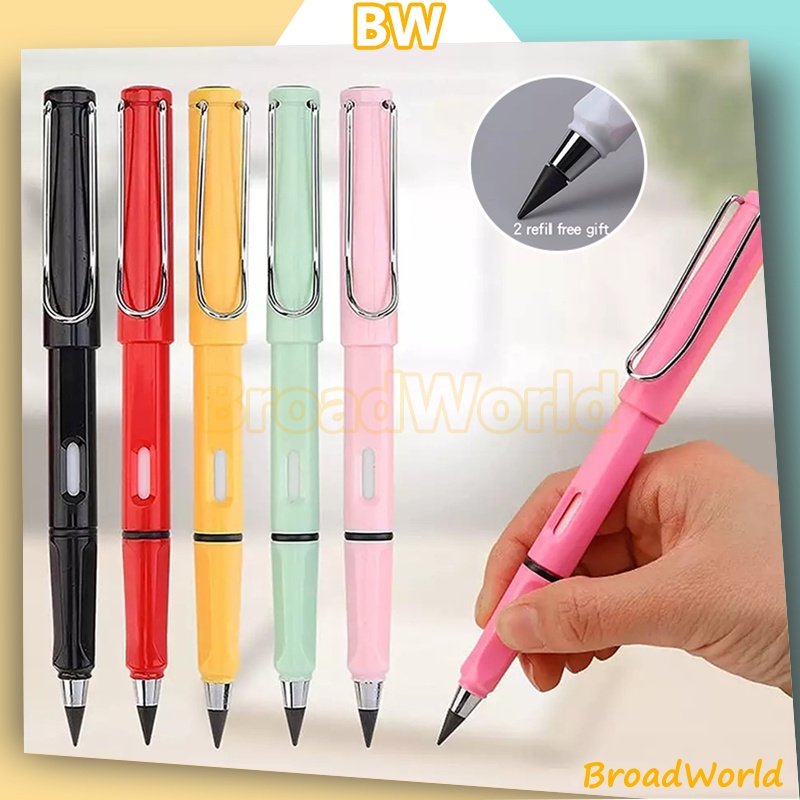 

（Harga Grosir）Eternal Pencil Premium / Pensil Eternal Tanpa Isi Untuk Sekolah / Pensil Tanpa Rautan / Pensil tanpa batas / Pensil abadi / Pensil Eternal Ajaib Refil Unlimited Tanpa Rautan Warna Macaron
