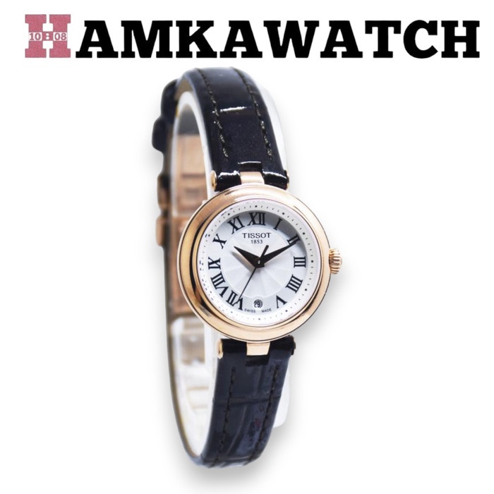 JAM TANGAN TISSOT ORIGINAL T126.010.36.013.00 JAM TANGAN WANITA KULIT Vs