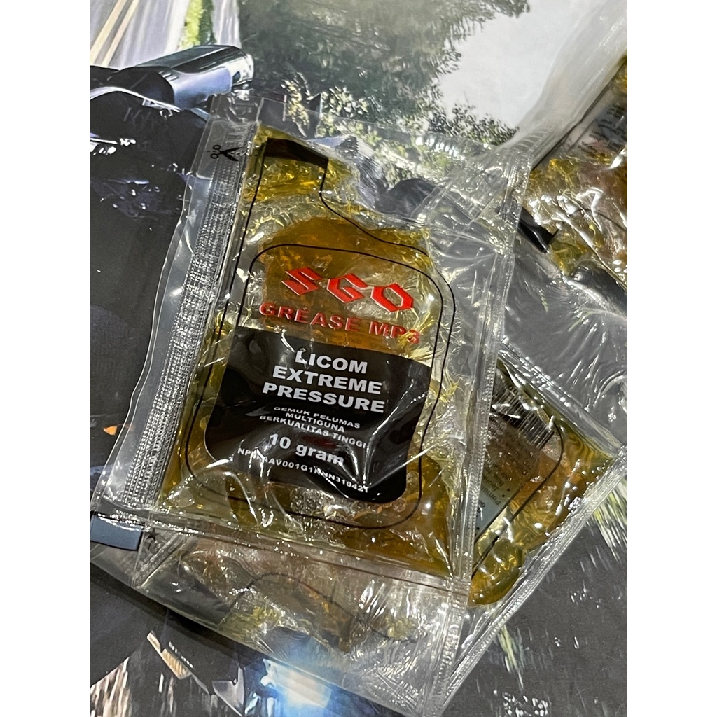 [1 SACHET] GREASE CVT SGP 10 GR 100% ORI GEMUK STEMPET MP3 CVT SGP 10GR EXTREME PRESSURE SACHET SGO