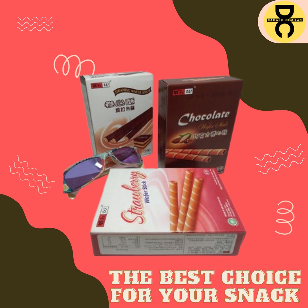 

DC - BISKITOP WILLIE WAFER STICK 50g Rasa Coklat Biskuit Kue Kering Cemilan Dewasa Anak Enak Renyah