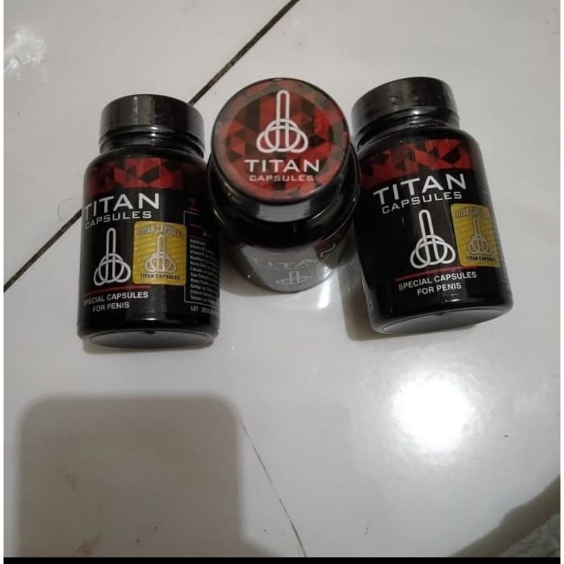 GROSIR Suplemen Obat TITAN CAPSULE - TITAN KAPSUL Original rusia isi 60 caps