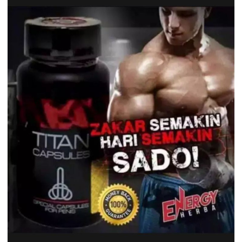 TERBARU TITAN KAPSUL ORIGINAL ASLI KUAT TAHAN LAMA PRIA