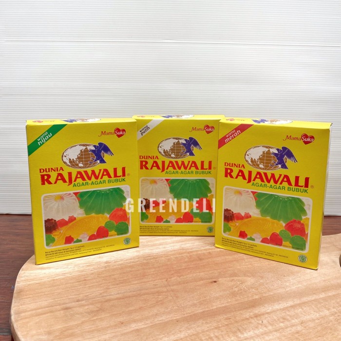 

Agar Agar Bubuk Rajawali 1 Box (Isi 12)
