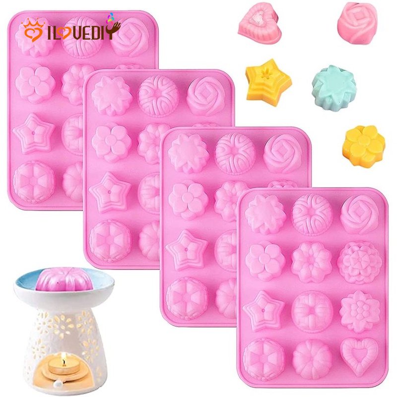 Hot Sale/Flowers Silicone Non Stick Cake Baking Mold/Basics Baking Tools/Cetakan Pemotong Coklat &amp; Permen &amp; Muffin &amp; Kue/Home kitchen Cooking DIY Bake Gadget