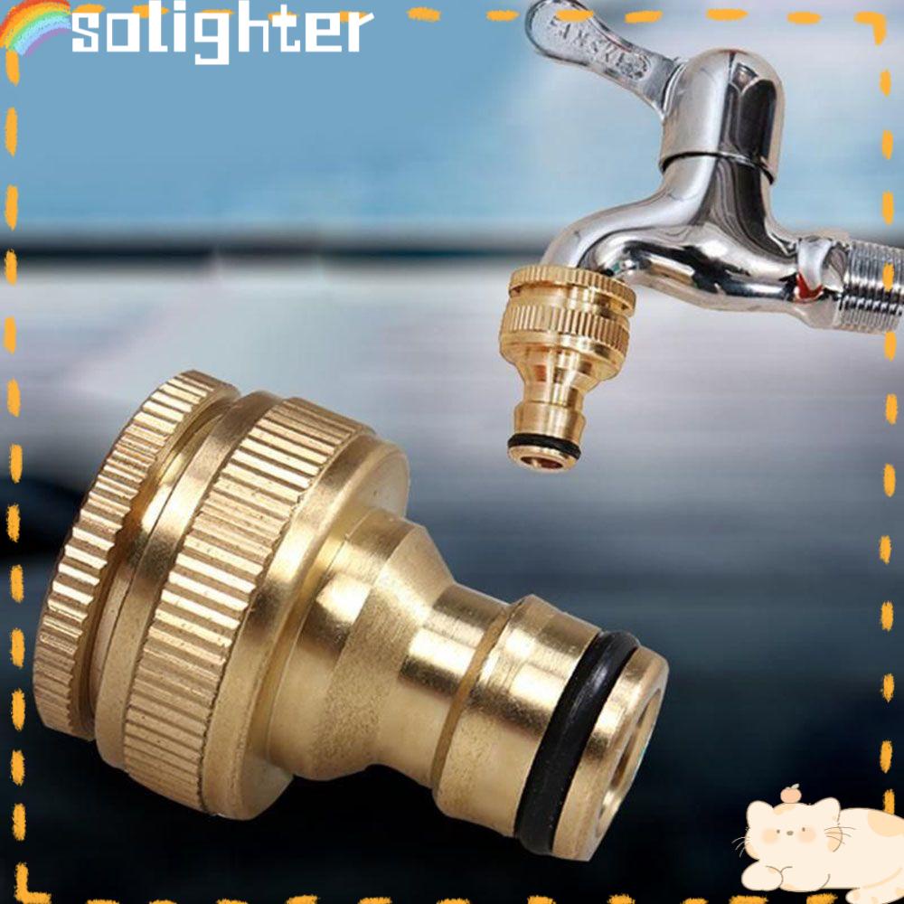 Solighter 1per2 &quot;3Per4&quot; Quick Hitch Konektor Penggantian Perbaikan Kit Water Gun Tabung Drip Thread Tap Adapter