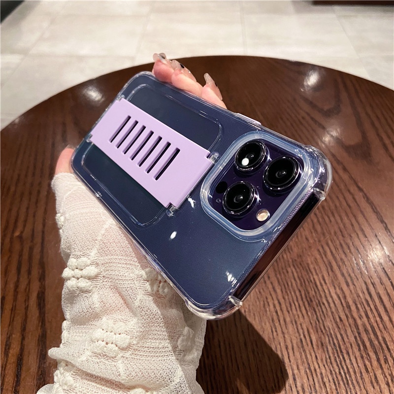 Mewah Gelang Tangan Bening case iPhone 14 Pro Max case Iphone13 12 11 Pro Max14 Plus Promax portable Transparan Silikon TPU Perlindungan shockproof soft case