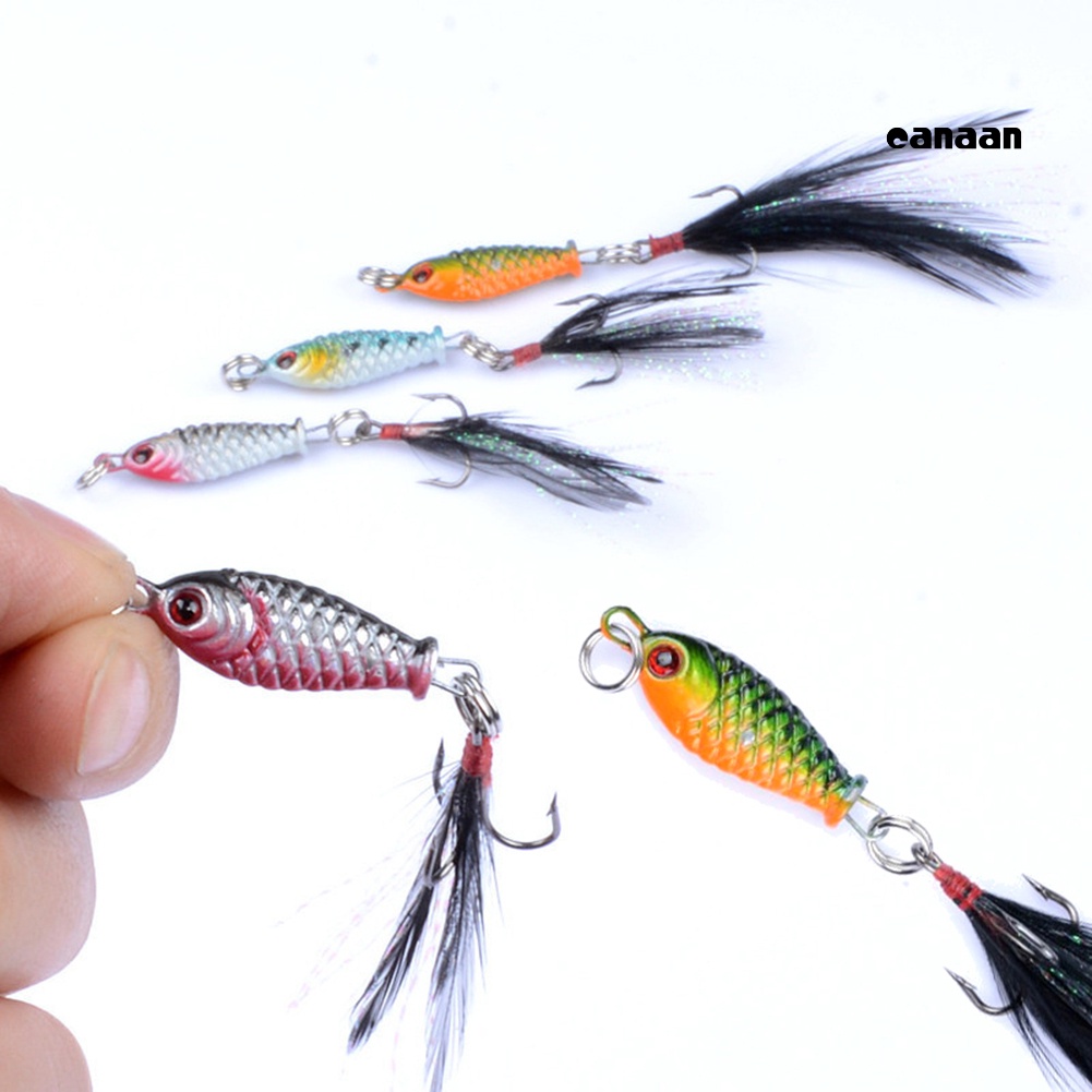 Cnn-4pcs/set 3.2cm Mini Memancing Buatan Manusia Hidup Lure Wobbler Umpan Ikan Tackle