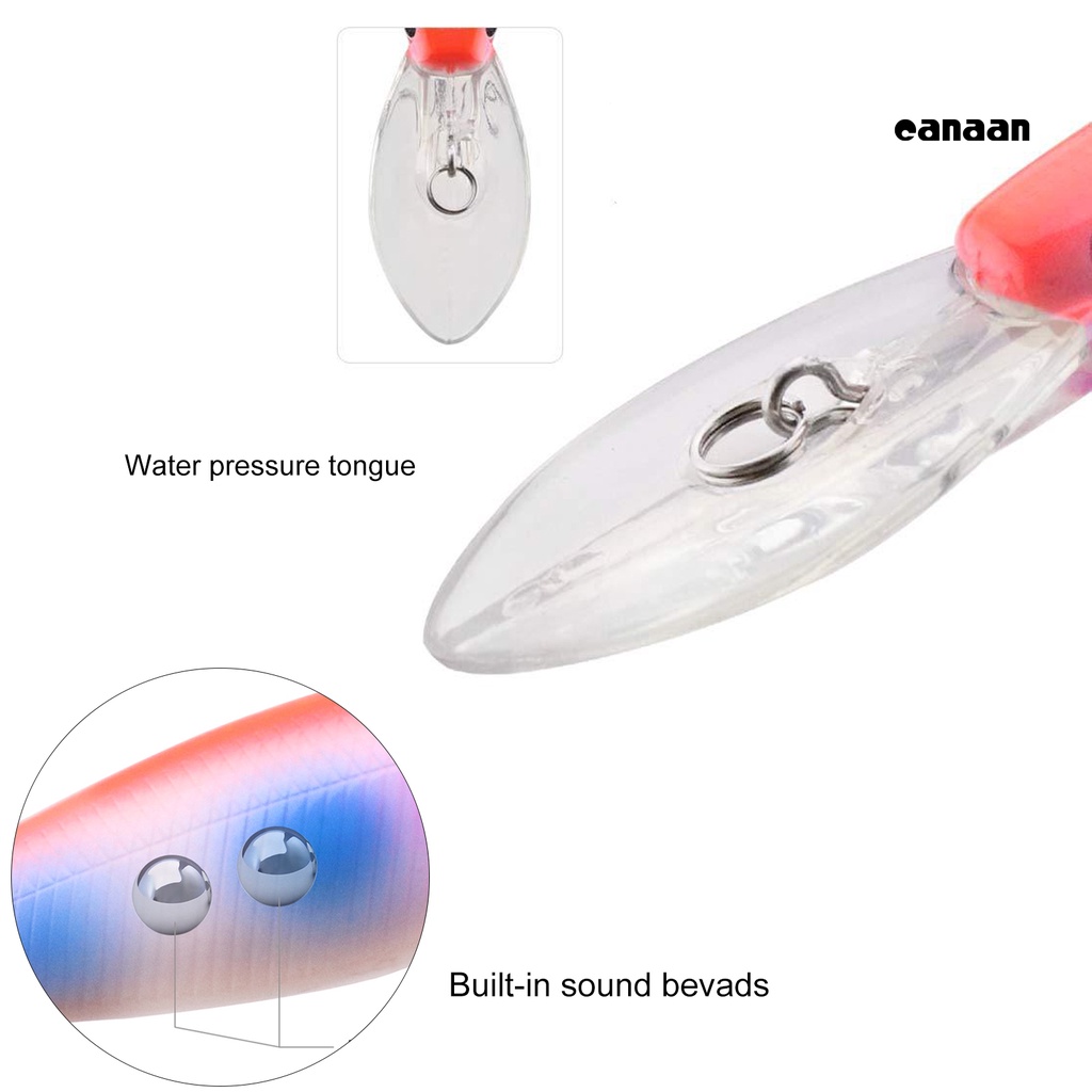 Cnn-9cm Faux Bionic Lure Umpan Palsu Dengan Kait Tajam Fishhook Aksesoris Alat Pancing