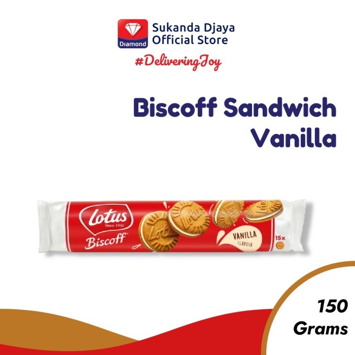 

Lotus Biscoff Sandwich Vanilla 150 Gr