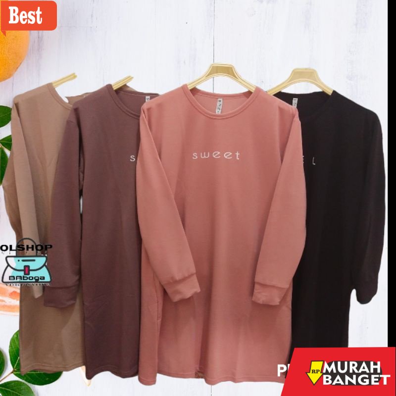 Tunik jumbo terbaru untuk wanita- DISKON GILA-GILAAN KAOS TUNIK JUMBO KOREA PREMIUM IMPORT/TUNIK OVE