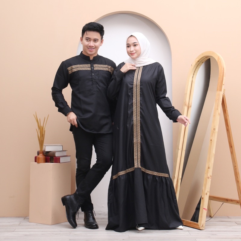 BAJU COUPLE PASANGAN TERMURAH TERLARIS TERBARU 2023 BAJU LEBARAN SARIMBIT LEBARAN