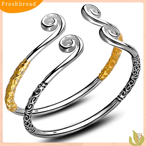 &lt; Freshbread &gt; Fashion Wanita Monkey King Mantra Ajaib Pembukaan Cuff Bangle Gelang Perhiasan