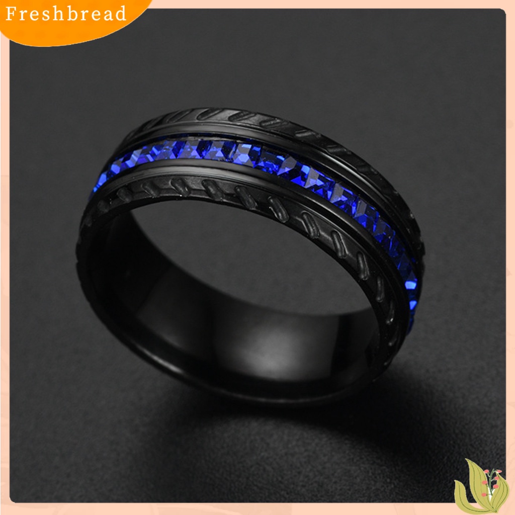 &lt; Freshbread &gt; Cincin Fidget Bentuk Ban Tidak Luntur Perhiasan Pria Wanita Tampan Trendy Ring Untuk Kehidupan Sehari-Hari