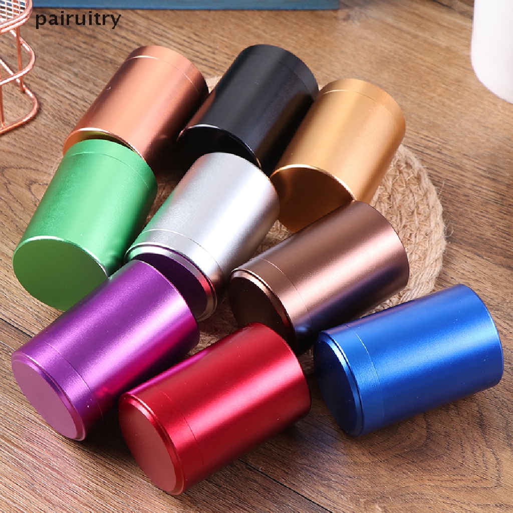 Prt Mini Metal Box Storage Aluminium Teh Kaleng Travel Portable Toples Gula Kopi Caddy PRT