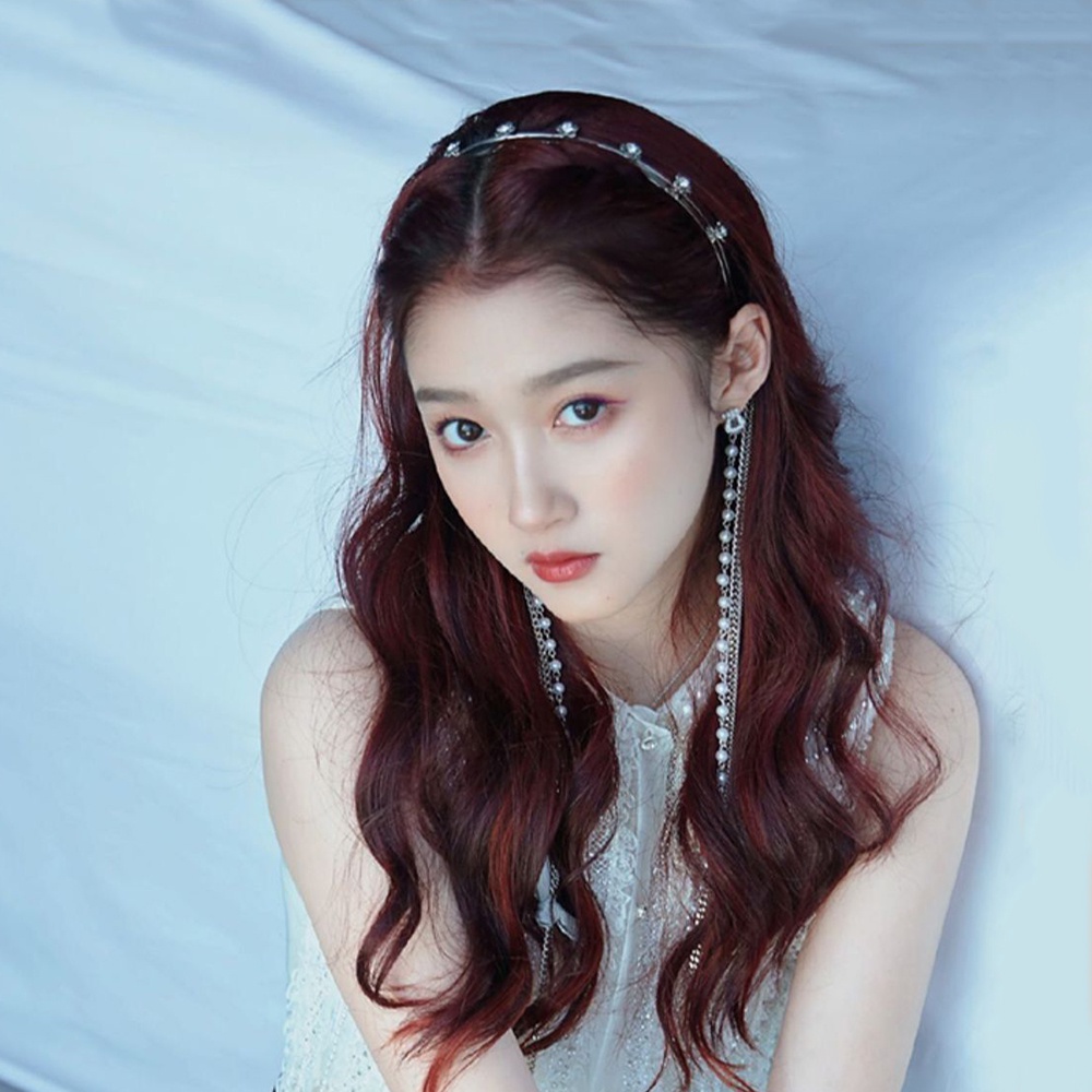 Korea Berlian Imitasi Mutiara Rumbai Bando Fashion Temperamen Rambut Band Aksesoris Rambut Wanita