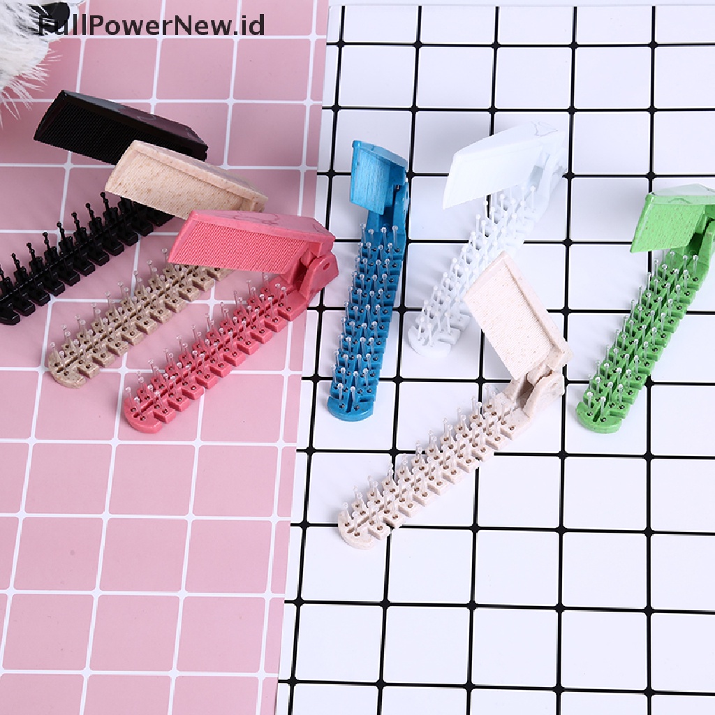 Power portable travel hair comb brush Sisir Rambut Pijat Lipat Sisir Kursi anti Karat ID