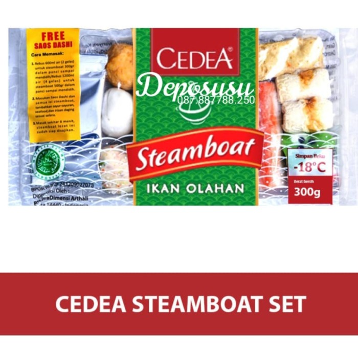 

CEDEA STEAMBOAT SET 300gr (FROZEN FOOD)