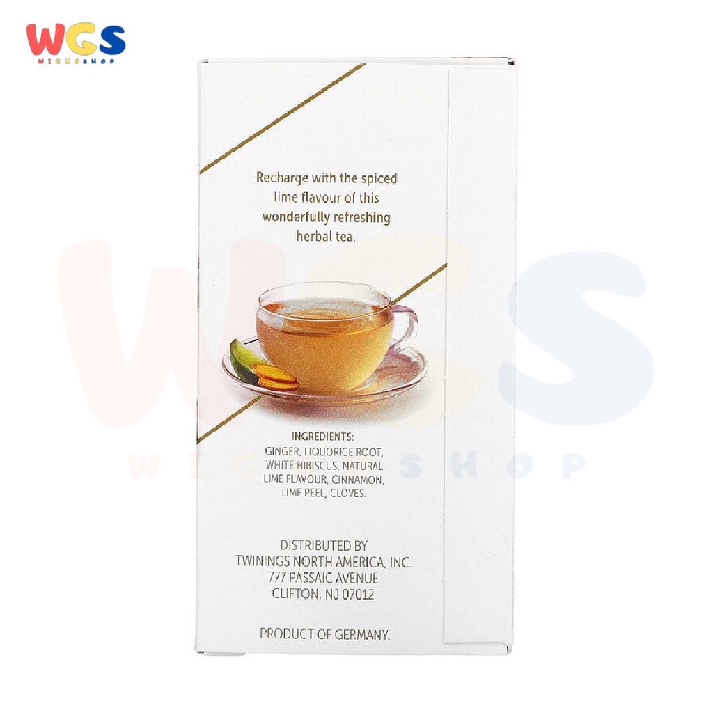 Twinings of London Support Immune System White Hibiscus Tea 18p x 1.5g