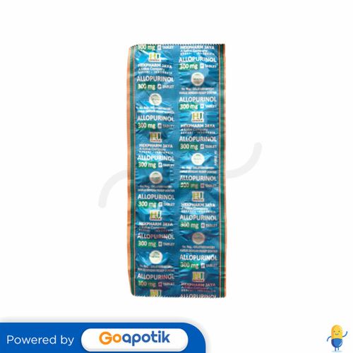ALLOPURINOL HEXPHARM 300 MG STRIP 10 TABLET
