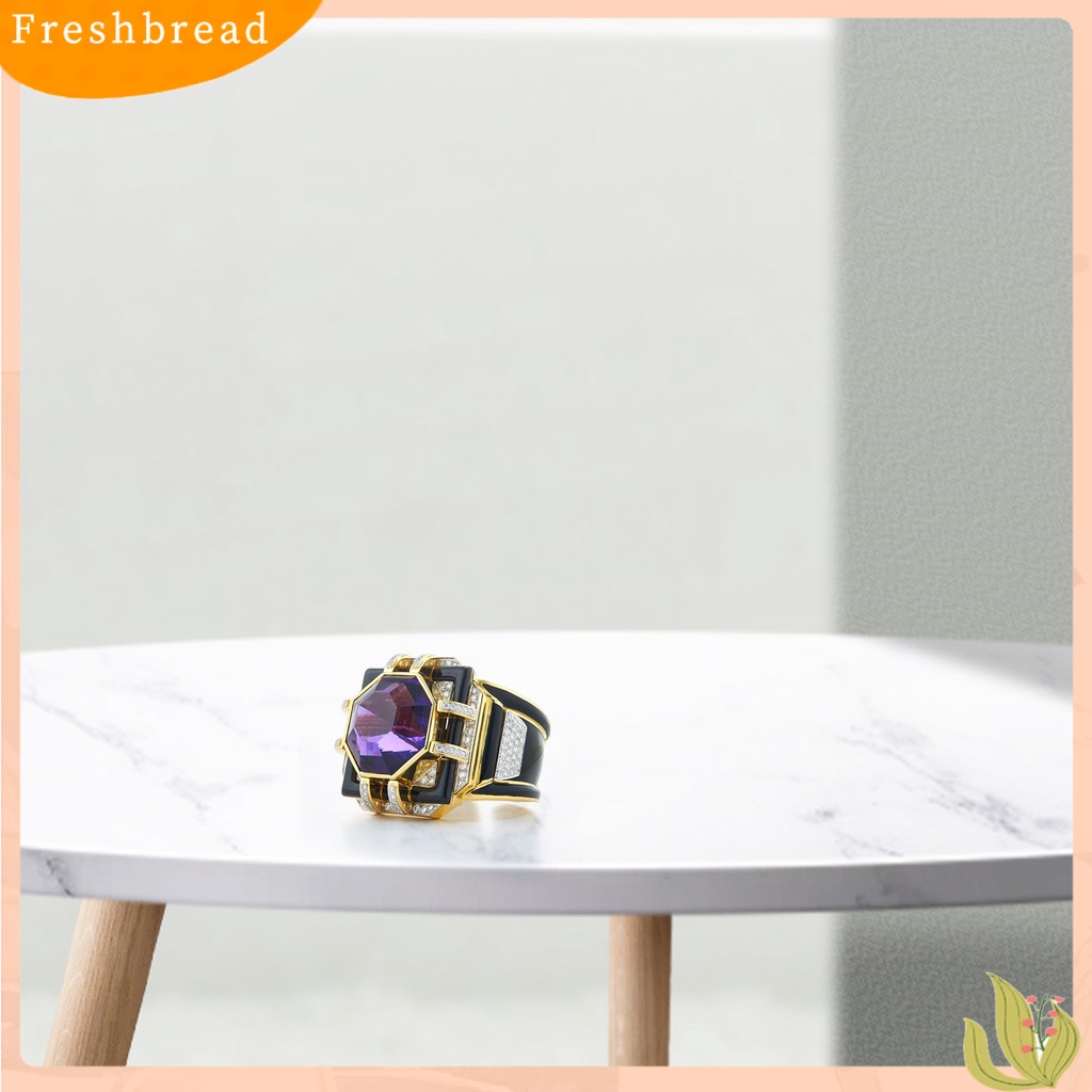 {In Stock} Cincin Wanita Elegan Multi Ukuran Hias Jari Kristal Imitasi Cincin Untuk Pakaian Sehari-Hari