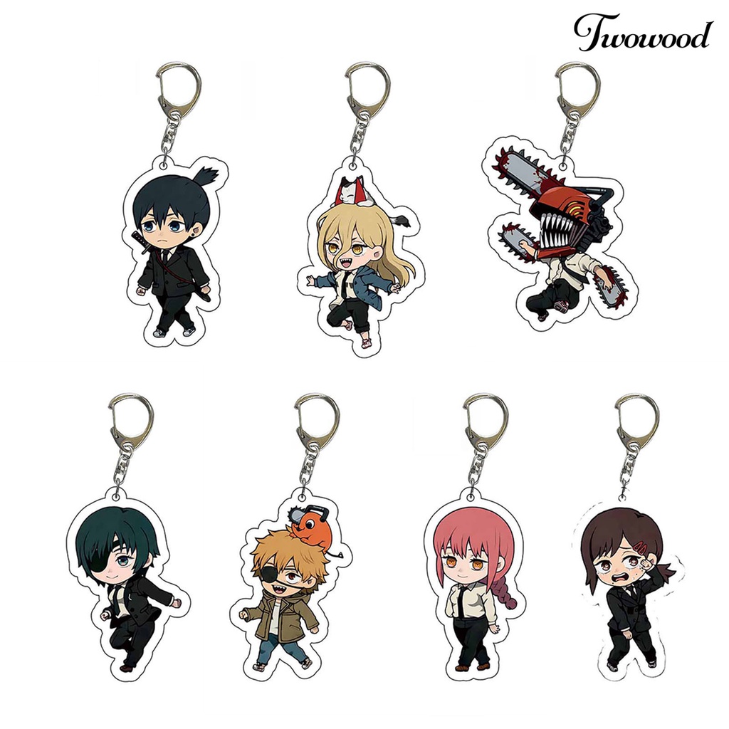 Twowood Gantungan Kunci Kartun Lucu Serbaguna Dua Sisi Permukaan Halus Dapat Digunakan Kembali Koleksi Hias Hadiah Tokoh Anime Gantungan Kunci Tas Liontin Untuk Kipas