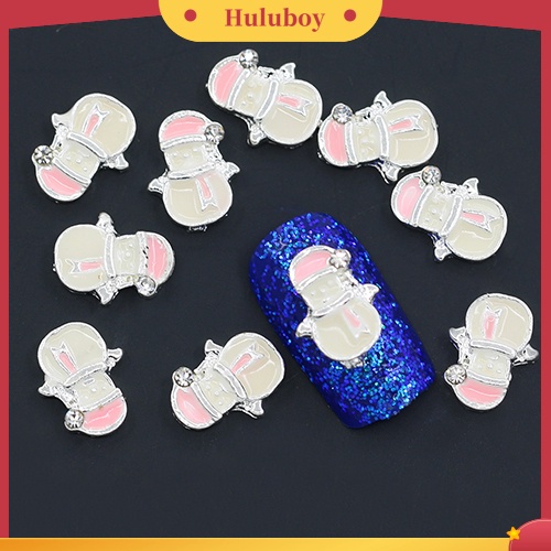 {In Stock} 10xfashion 3D Glitter Berlian Imitasi Nail Art Sticker Perhiasan Alloy DIY Dekorasi