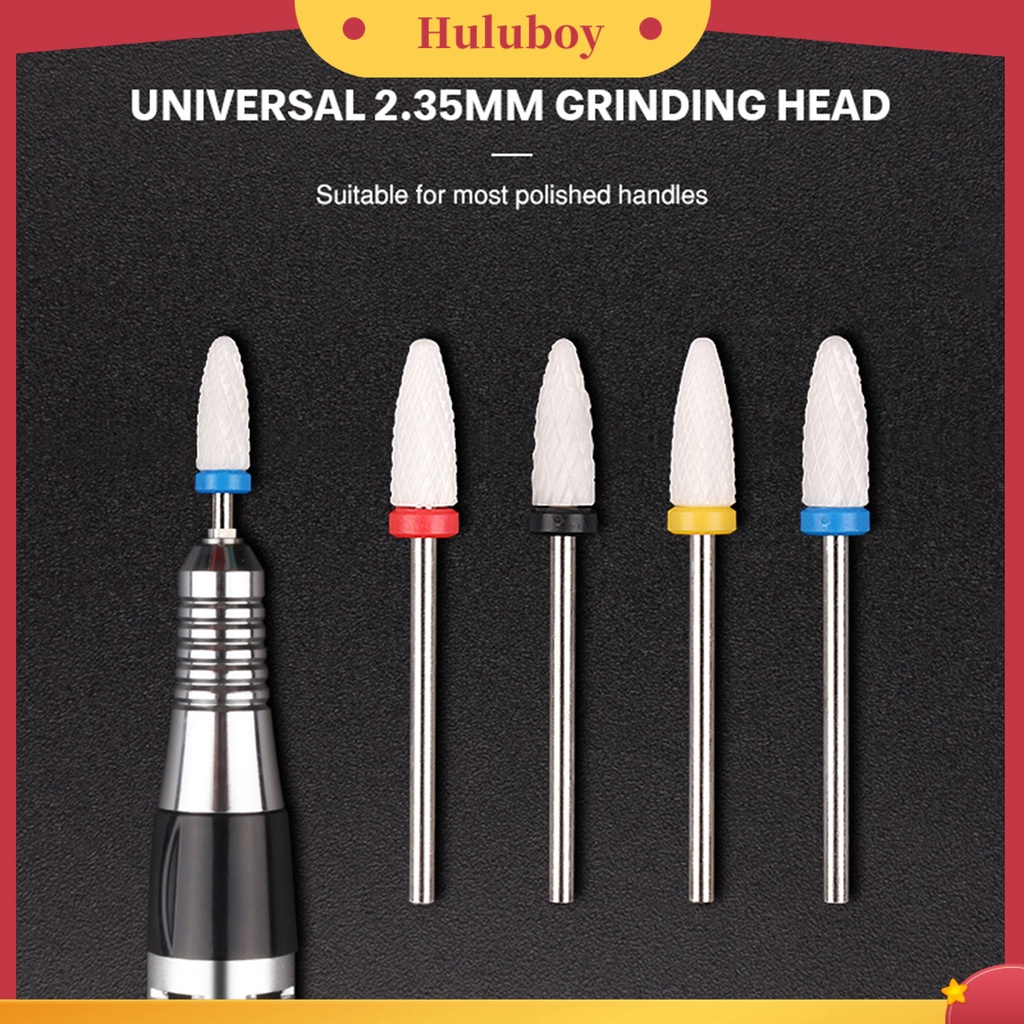{In Stock} 2.35mm Grinder Drill Tajam Tahan Aus Menghapus Cepat Padat Reusable Polished Nail Surface Anti Gores Polishing Menghapus Mata Bor Kuku Kutikula Untuk Salon