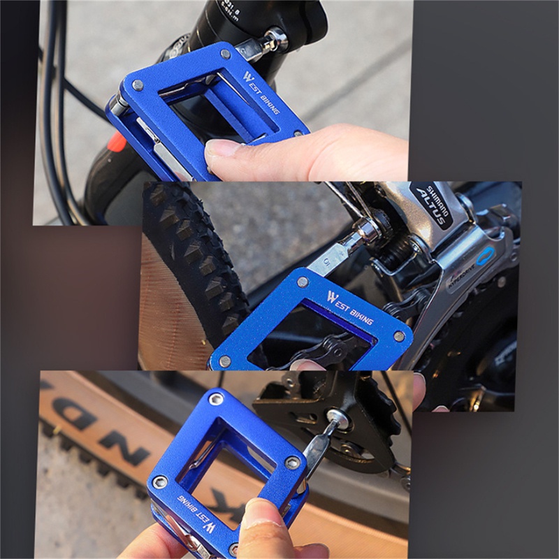 [AYBX] Sepeda Gunung Portable Socket Serbaguna Kunci Pas Sepeda Multi Alat Obeng Motor Allen Wrench Fix Touring Pocket