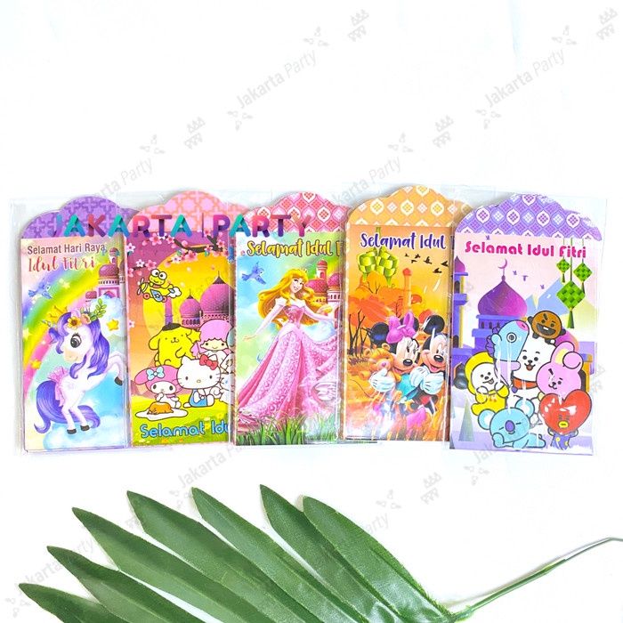 Amplop Lebaran / Angpao Lebaran / Amplop Idul Fitri Karakter