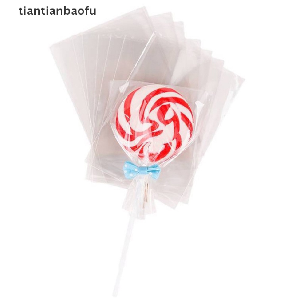 [tiantianbaofu] 100pcs Stik Lolipop Panjang 10cm Untuk Lolipop Stik Gula Coklat Galah Batang Butik