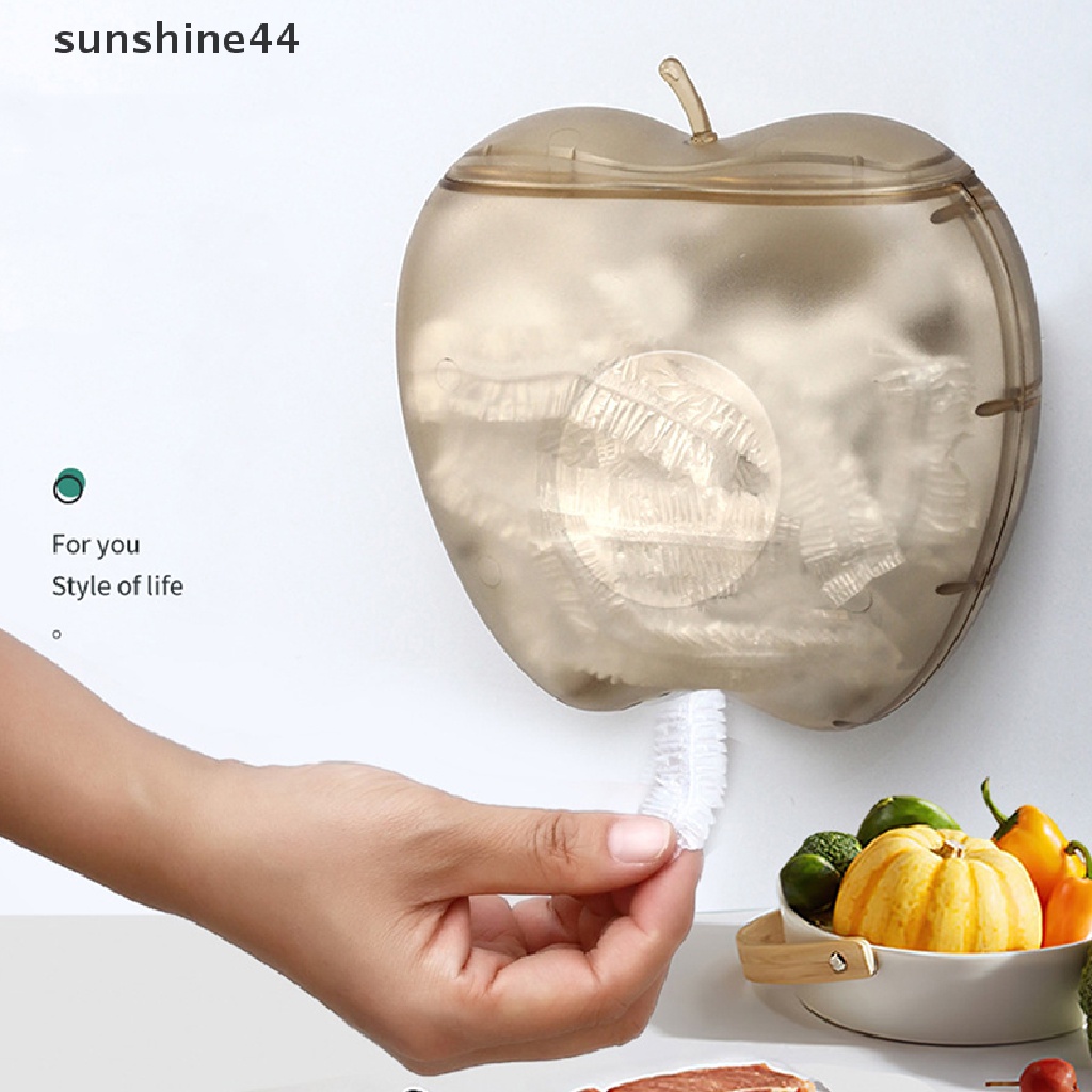 Sunshine Kotak Penyimpanan Bentuk Buah Bungkus Plastik Elastis Bag Mandi Cap Box ID