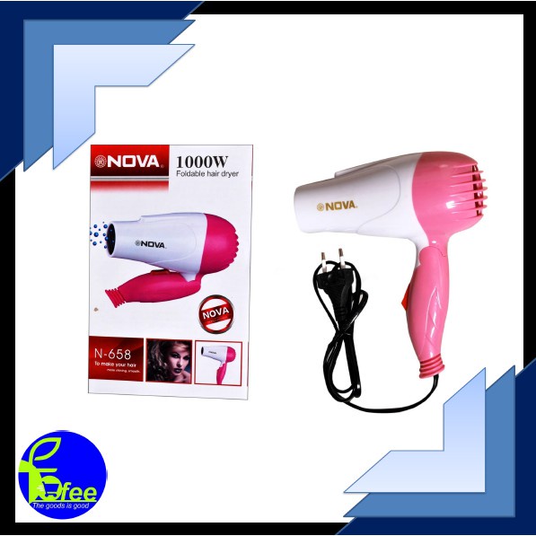 [IMPORT] - HAIRDRYER Nova Foldable Hair Dryer 1000w Termurah dan Terbaru