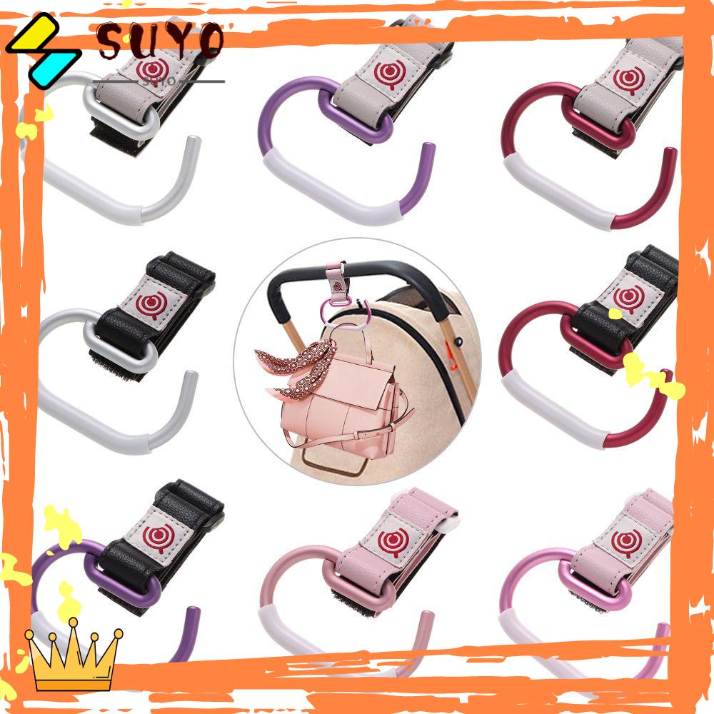 Suyo Stroller Hooks Kualitas Tinggi Non-slip Gantungan Pushchair Pram Stroller Aksesoris