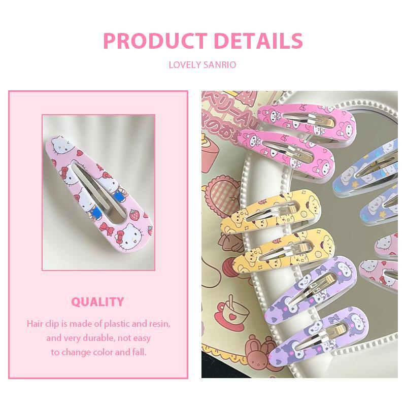 【COD】Cinnamoroll Kitty Cat Jepit Rambut Kartun Lucu Manis Gadis Poni Hairpin Aksesori Rambut